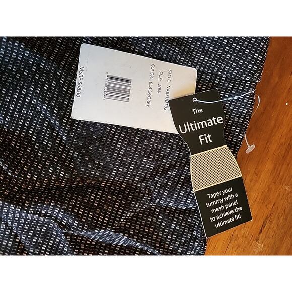 Zac & Rachel Woman 20W Black Ultimate Fit Career Pants New - Picture 3 of 6